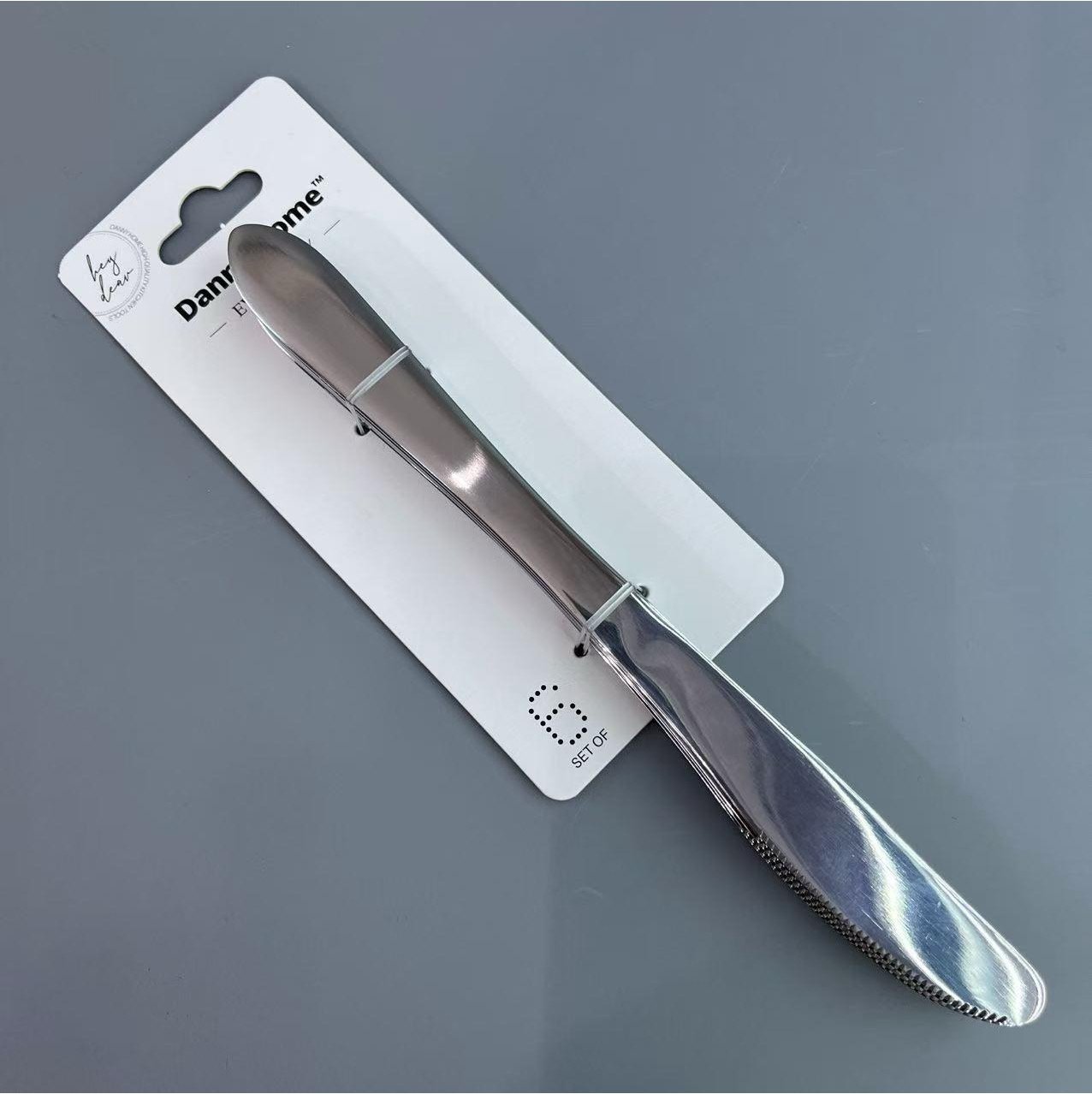 Couteaux de table - 6 pcs - Acier inoxydable