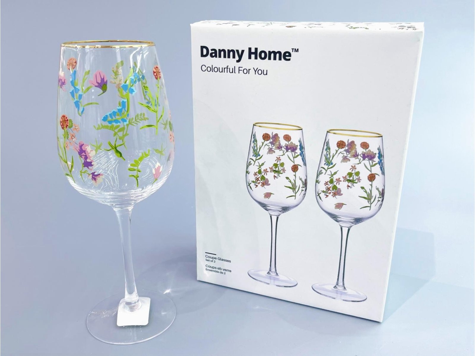 Verre à vin Colourful For You - 2pcs - 450 ml